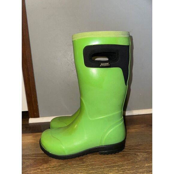 Bogs Tacoma Tall Classic Rain Boots Snow Pull On Waterproof Shoes Size 2 - Picture 2 of 16